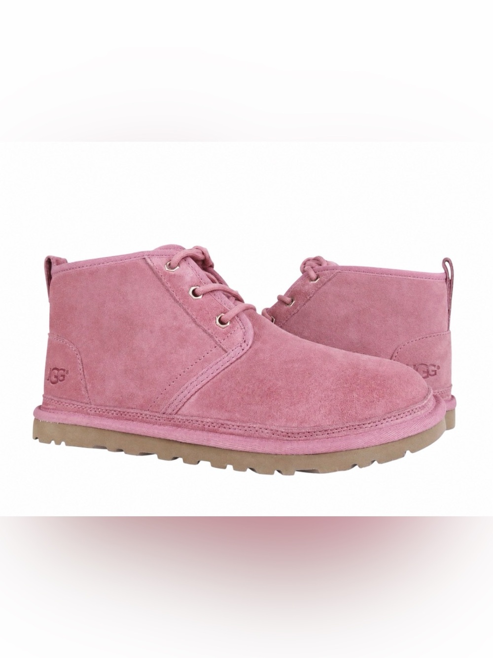 Ugg Neumel Suede Shearling Lined Women’s Ankle Boots Pink Dawn US 9 /UK 7 /EU 40